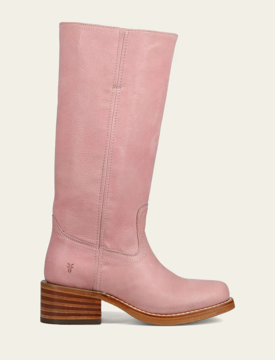 Women’s Pink Campus 14L Wide Calf Boots | The Frye Company | FRYE