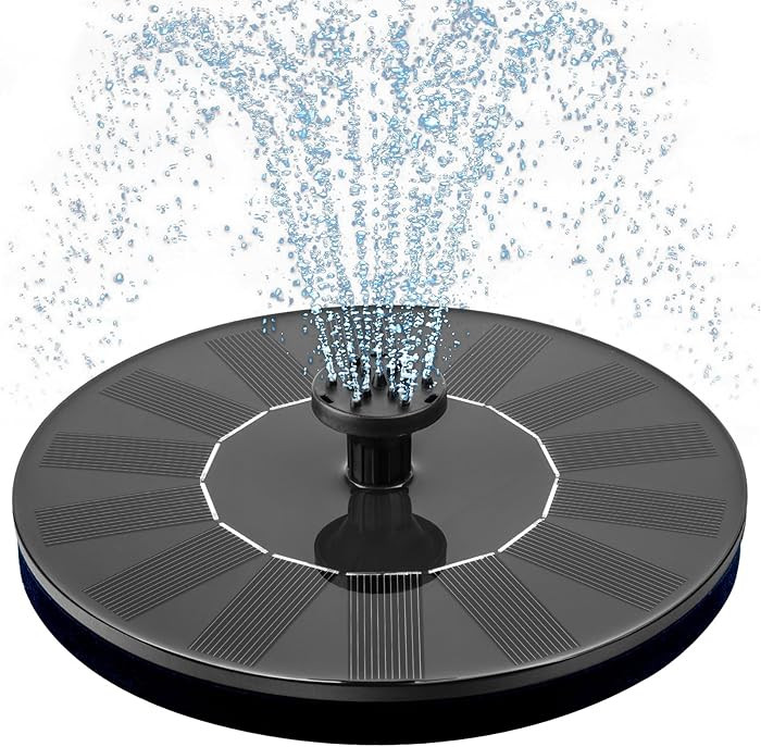 Mademax 1W Solar Bird Bath Fountain Pump, Solar Fountain, Free Standing Floating Solar Powered Wa... | Amazon (US)