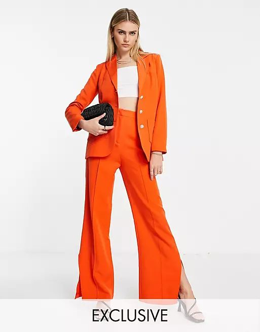 Annorlunda suit blazer in orange - part of a set | ASOS (Global)
