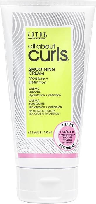 ALL ABOUT CURLS Smoothing Cream | For Curly Hair Styling | Moisturize, Define & Enhance Texture |... | Amazon (US)