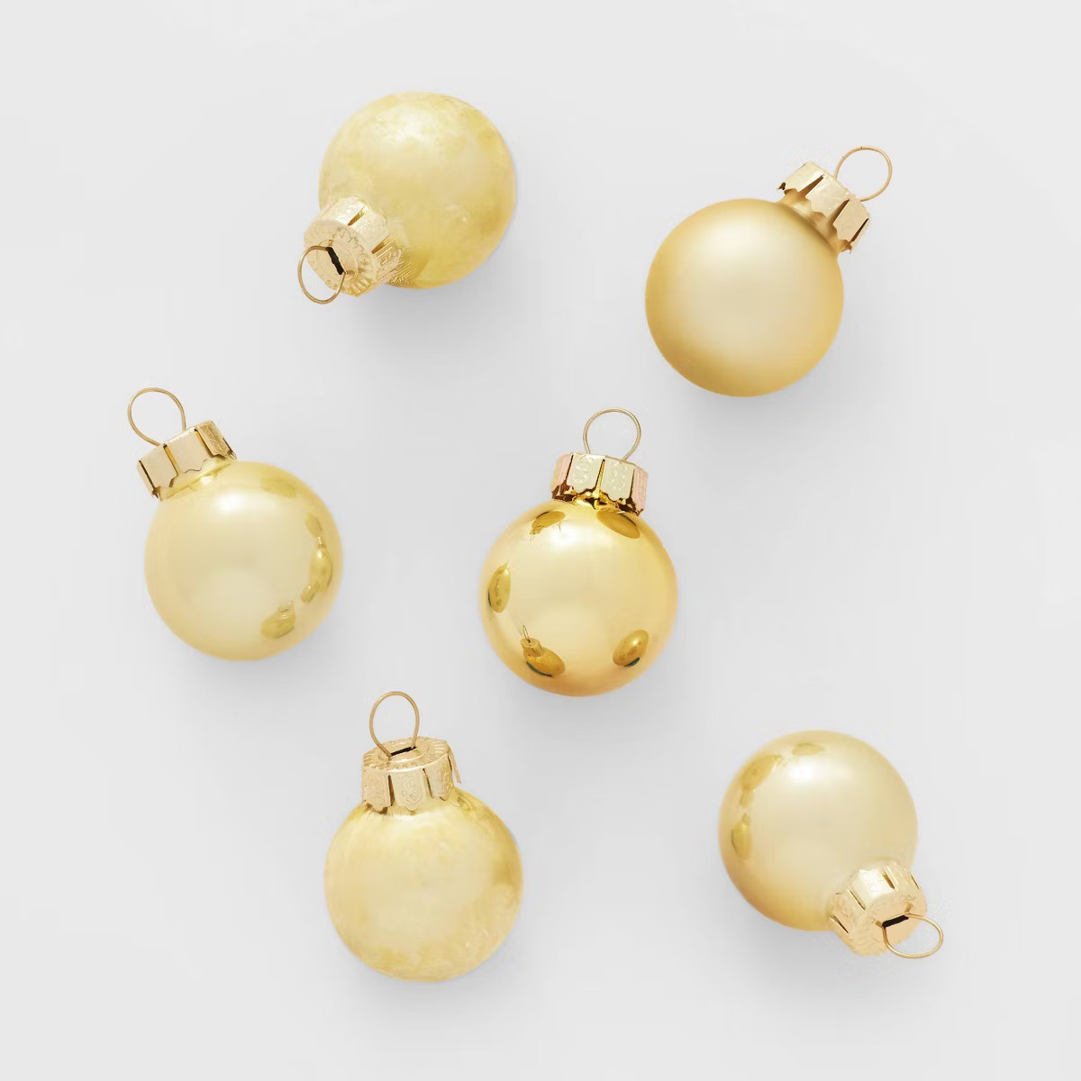 Round Glass Mini Christmas Tree Ornament Set 49pc - Wondershop™ | Target