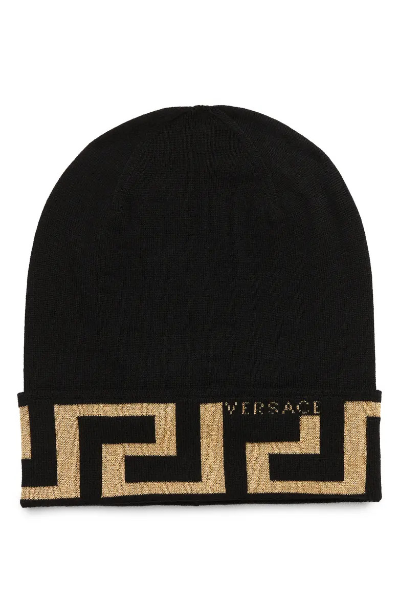 Greca Metallic Beanie | Nordstrom