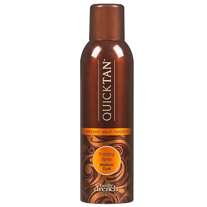 Body Drench QuickTan Instant Self Tanner Bronzing Spray, Salon-Quality Medium/Dark Tan, Streak-Fr... | Amazon (US)