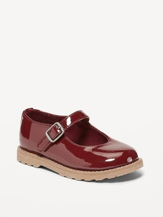 Faux Patent-Leather Mary-Jane Shoes for Toddler Girls | Old Navy (US)