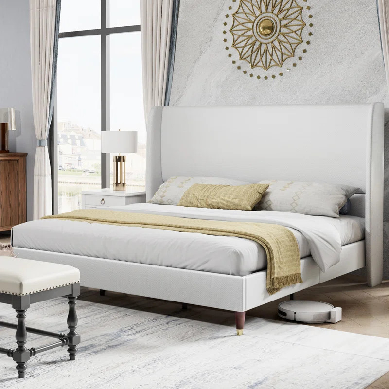 Wade Logan® Belo Upholstered Low Profile Platform Bed & Reviews | Wayfair | Wayfair North America