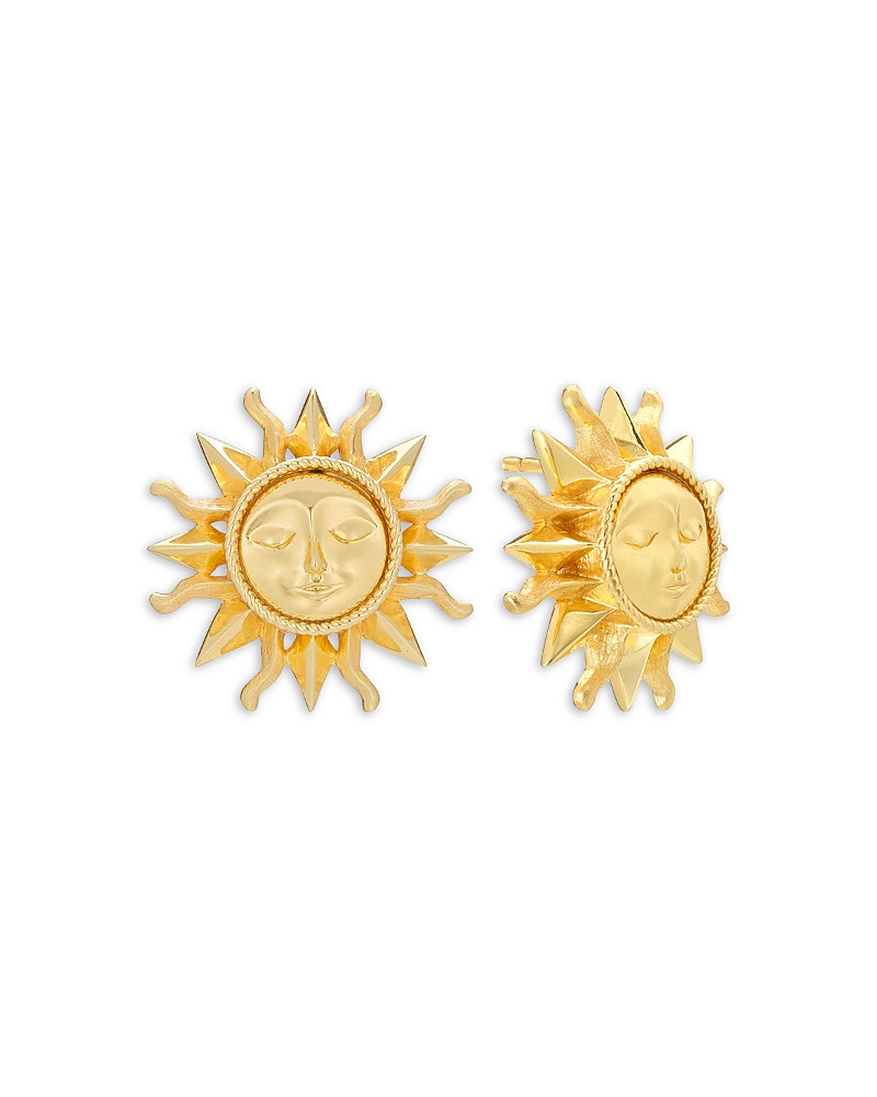 Capucine De Wulf Soleil Sun Statement Stud Earrings in 18K Gold Plated | Bloomingdale's (US)