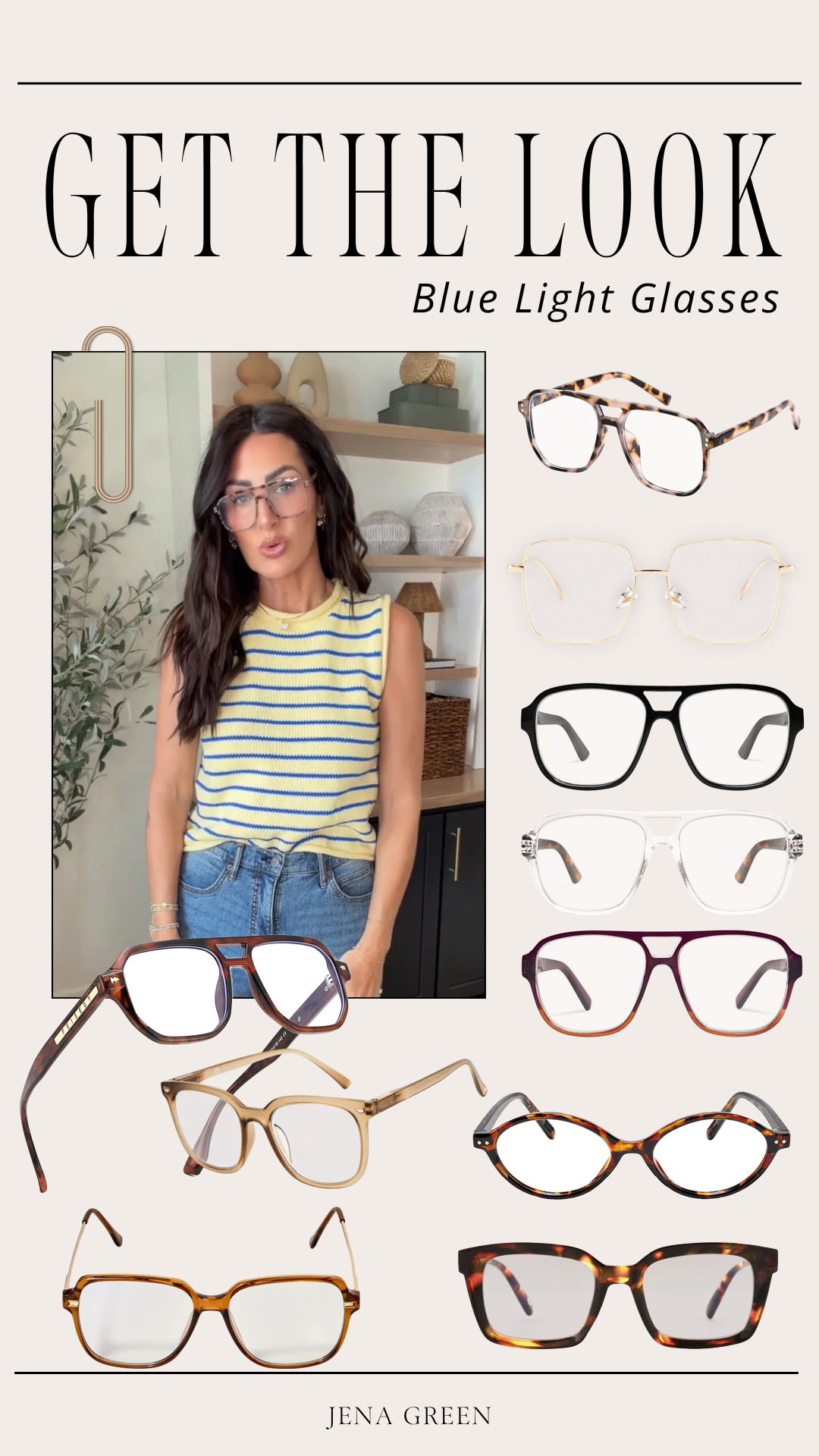 Get the Look Blue Light Glasses | Get the Look - Blue Light Glasses 

 #LTKootd #LTKselfcare #LTKSeasonal