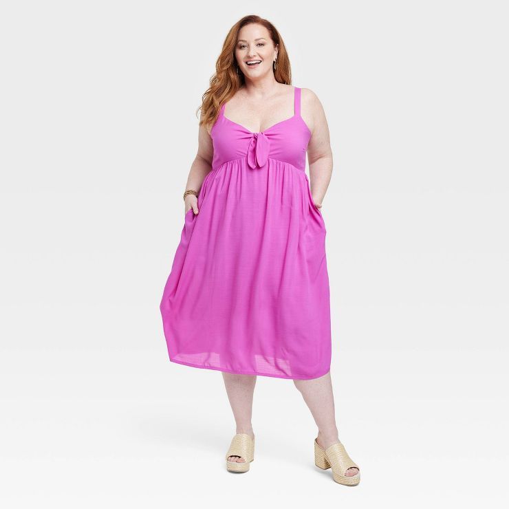 Women's Wide Strap Sleeveless A-Line Dress - Knox Rose ™ | Target