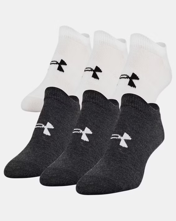 Women's UA Essential No Show – 6-Pack Socks | Under Armour (US)