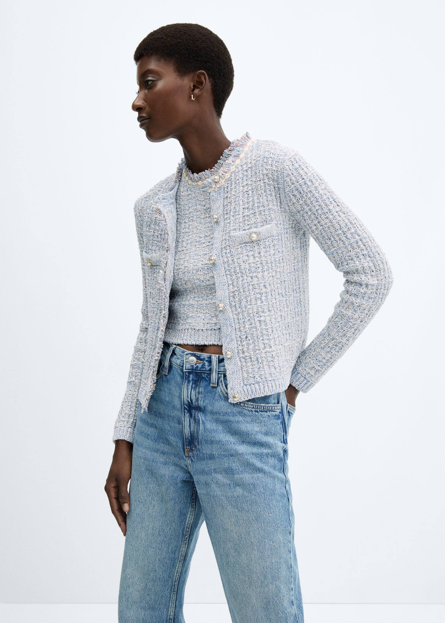 Wide lapel wool-blend coat -  Women | Mango USA | MANGO (US)