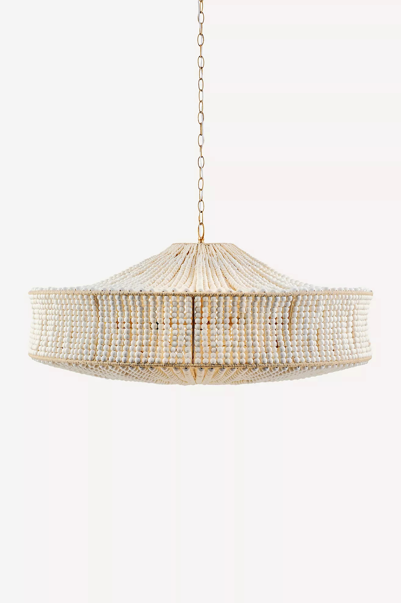 Belem Beaded Wood Chandelier | Anthropologie (US)