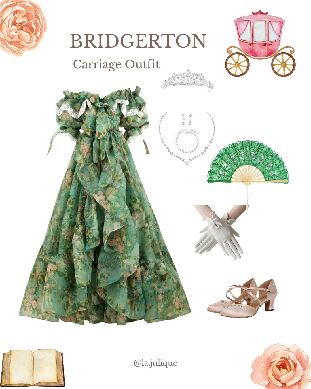 Bridgerton dress from Selkie 💚 code LAJULIQUE for 10% off 🎀

#LTKStyleTip #LTKSeasonal
