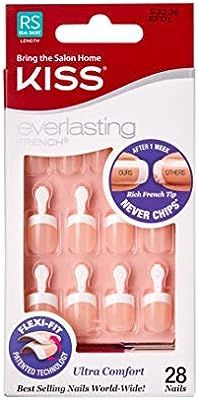Kiss Products, Inc. Kiss Everlasting French 28 Piece Nail Kit, Endless | Amazon (US)