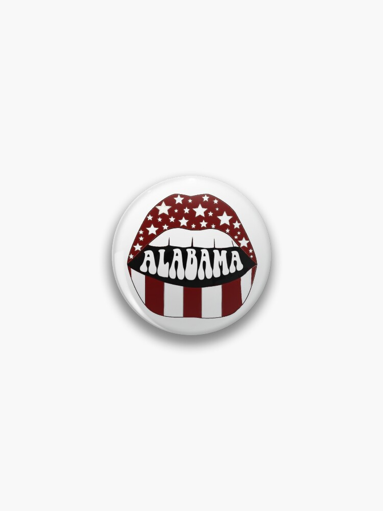bama lips Pin | Redbubble (US)