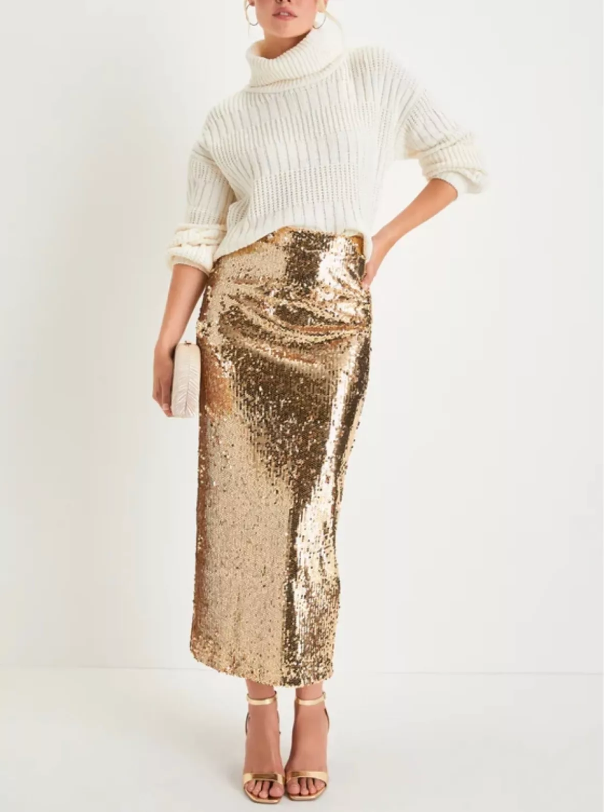 Sequined Flared-skirt Dress curated on LTK