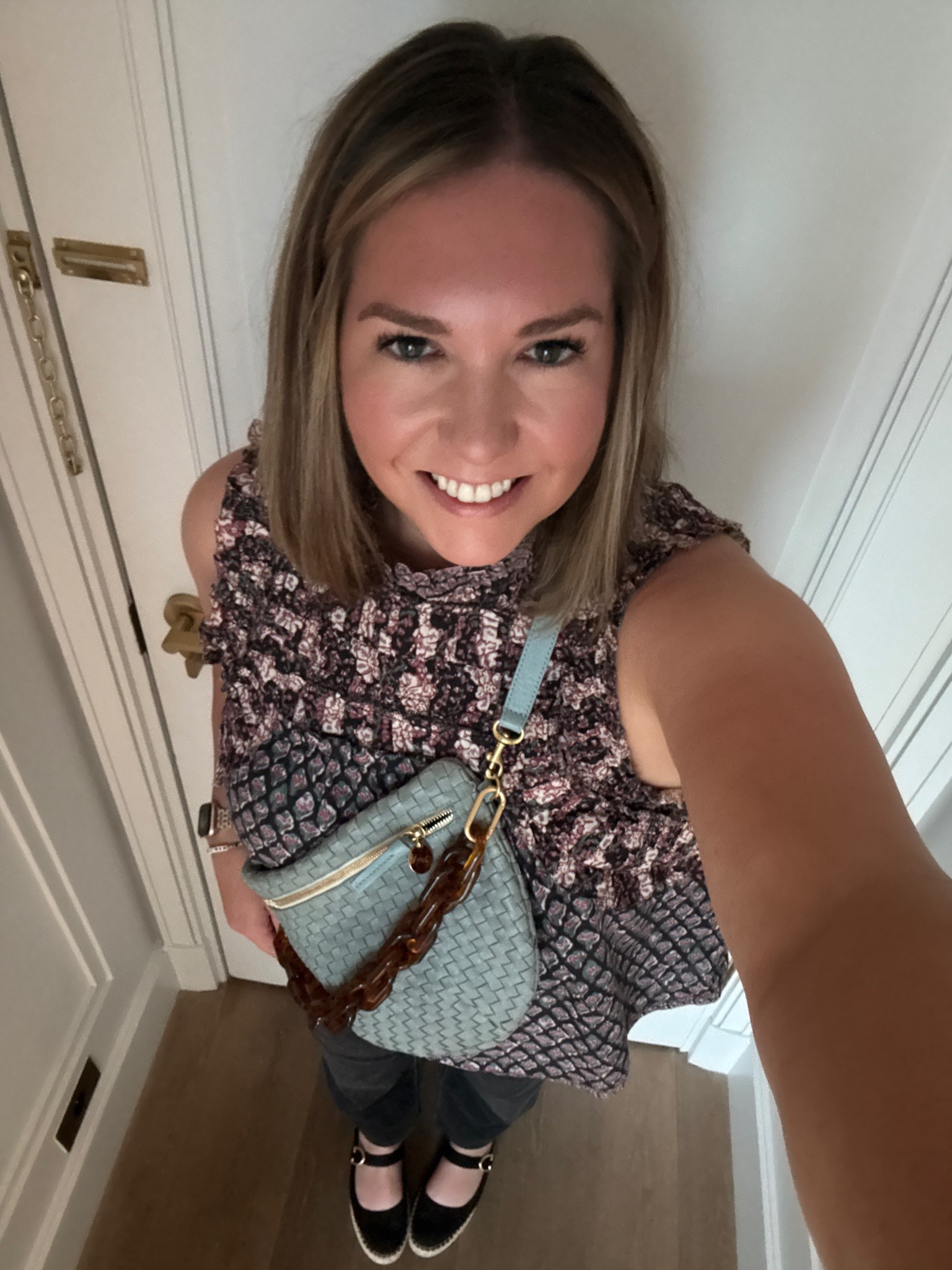 Headed to Burgundy on the train! Jeans and layers were perfect for changing weather. I love this Clare V to keep everything close and convenient. I love this Sea New York top I’ve had for awhile  

#LTKSummerEdit #LTKShoeCrush #LTKMidsize