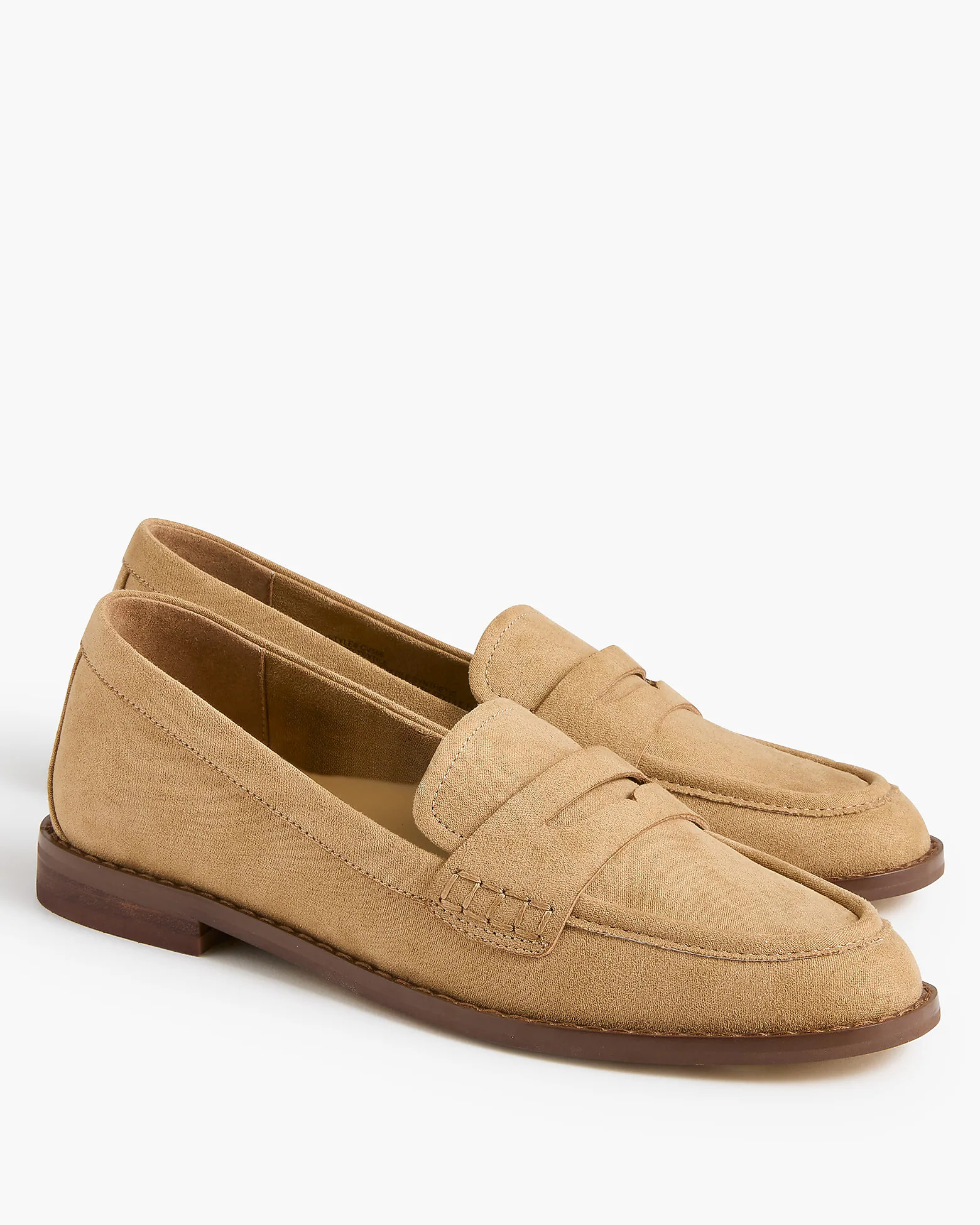 Sueded flex penny loafers | J.Crew Factory
