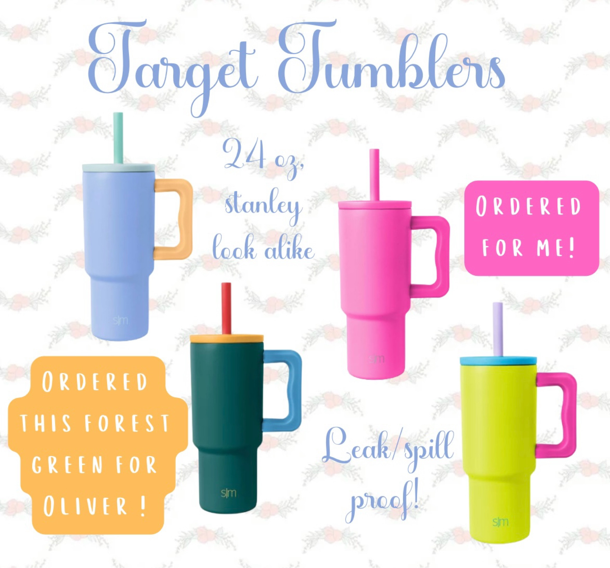 Loving these tumblers! Keep your water ice cold for soo long and the colors are so cute. My 7 year old loves his!

#LTKkids #LTKxTarget #LTKfindsunder50