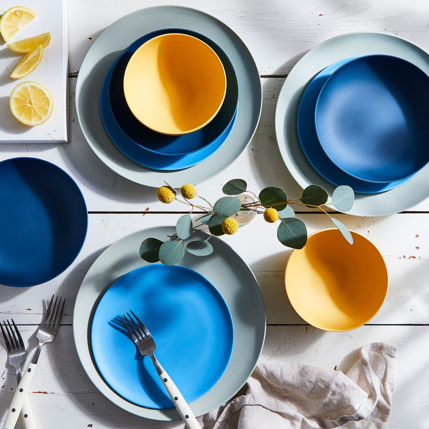 Fable Colorful Bamboo Plates & Dinnerware | Food52