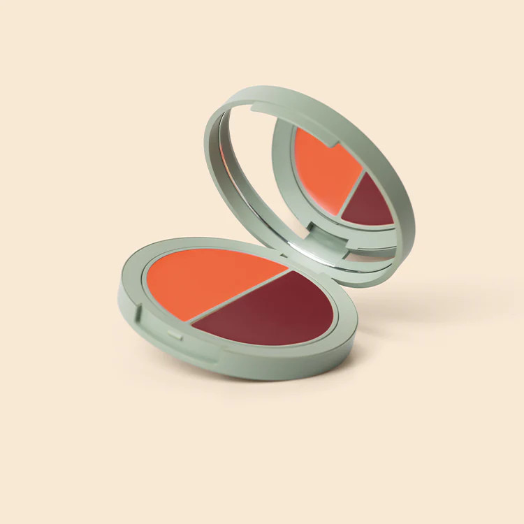 Blush e Iluminador Multifuncional DUO Orange & Plum - CARE | Care Beauty (BR)