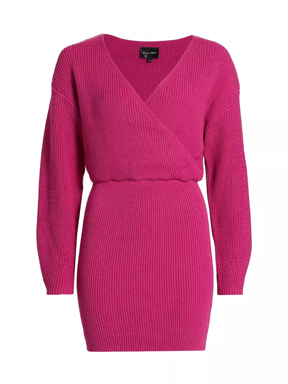 Fawna Rib-Knit Mini Sweaterdress | Saks Fifth Avenue