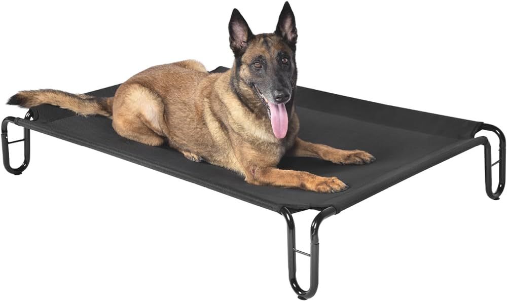 Elevated Outdoor Dog Bed - Raised Dog Bed for Large Dogs, Waterproof Dog Cot Bed Easy to Assemble... | Amazon (US)