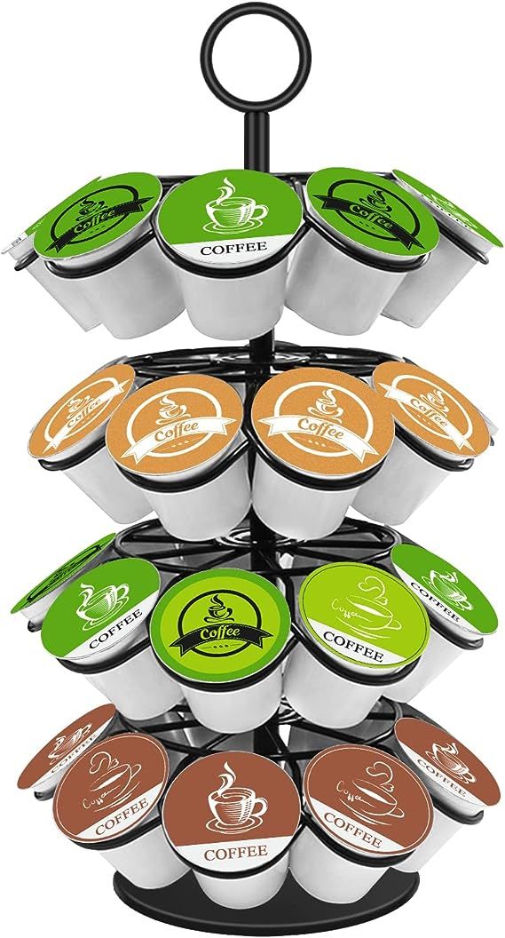 KIMIUP Coffee Pod Holder, Storage Compatible with K-Cups(36 Pods), Kitchen Detachable Organizer f... | Amazon (US)