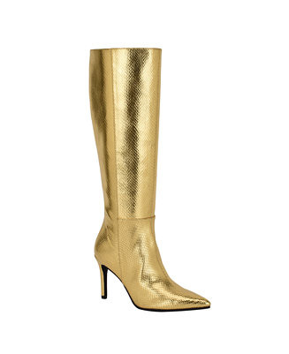 GUESS Women's Richee Tall Shafted Pointy Toe Knee High Dress Boots - Macy's | Macy's