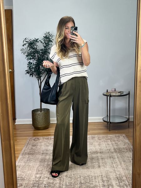 These pants are super cute! A little on the longer side. Wearing size 4. I am 5’5” 125 lbs for height reference and I have a little extra length  

#amazonfashion #founditonamazon #founditonamazonfashion 

#LTKFindsUnder100 #LTKWorkwear #LTKFindsUnder50