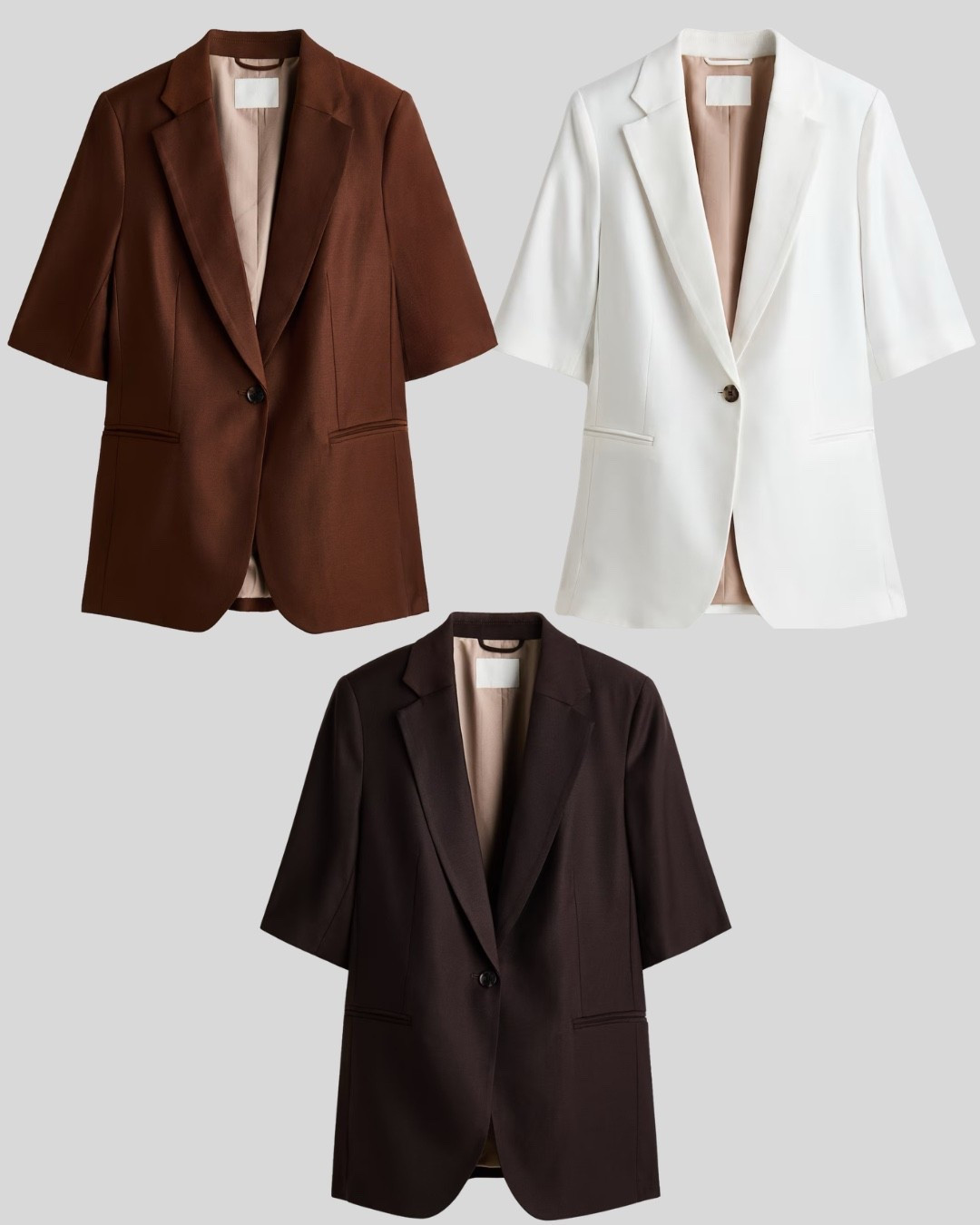 Short sleeved blazers🤎✨

15%OFF

#LTKgrwm #LTKootd #LTKSaleAlert