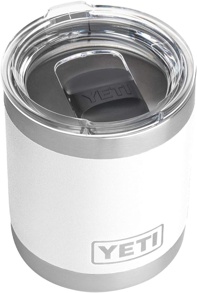YETI Rambler 10 oz Lowball, Vacuum Insulated, Stainless Steel with MagSlider Lid | Amazon (US)
