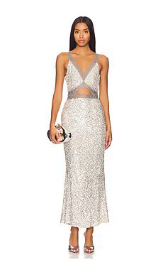 Never Fully Dressed Mimi Dress in Silver from Revolve.com | Revolve Clothing (Global)