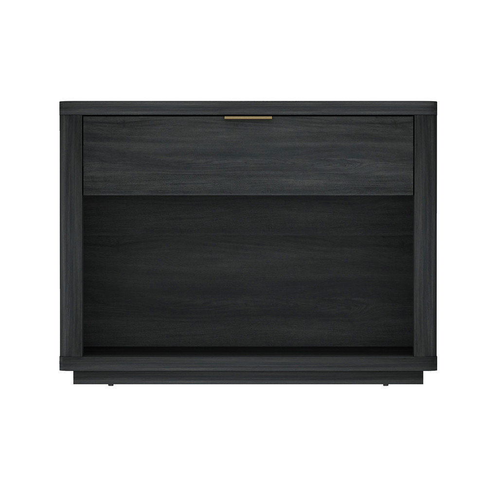 Evelyn 32 Inch Nightstand 2.0 In Charcoal Grey | 1stopbedrooms