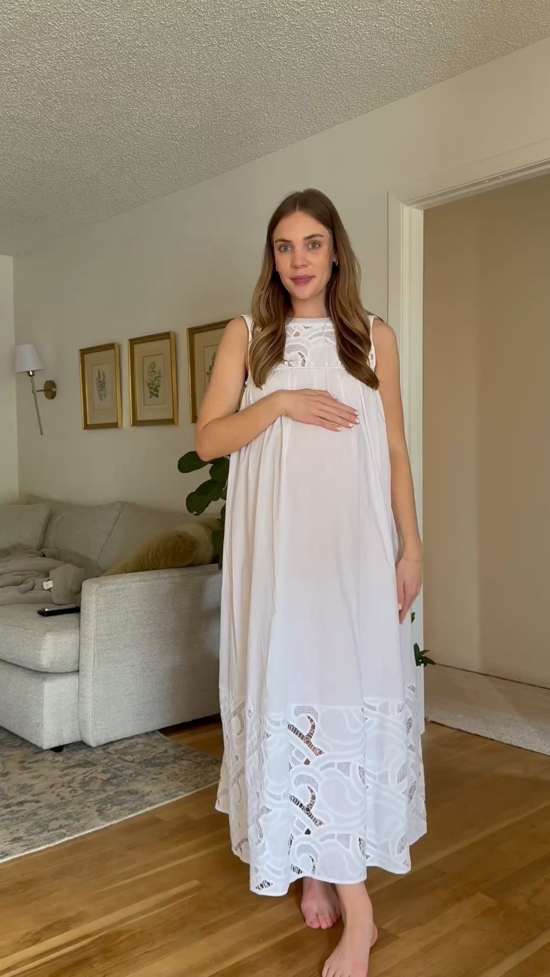 the best bump-friendly dress for spring and summer! currently 40% off! #maternity #pregnancy #thirdtrimester #style #inspo #maxidress #flowy

#LTKBump #LTKSeasonal