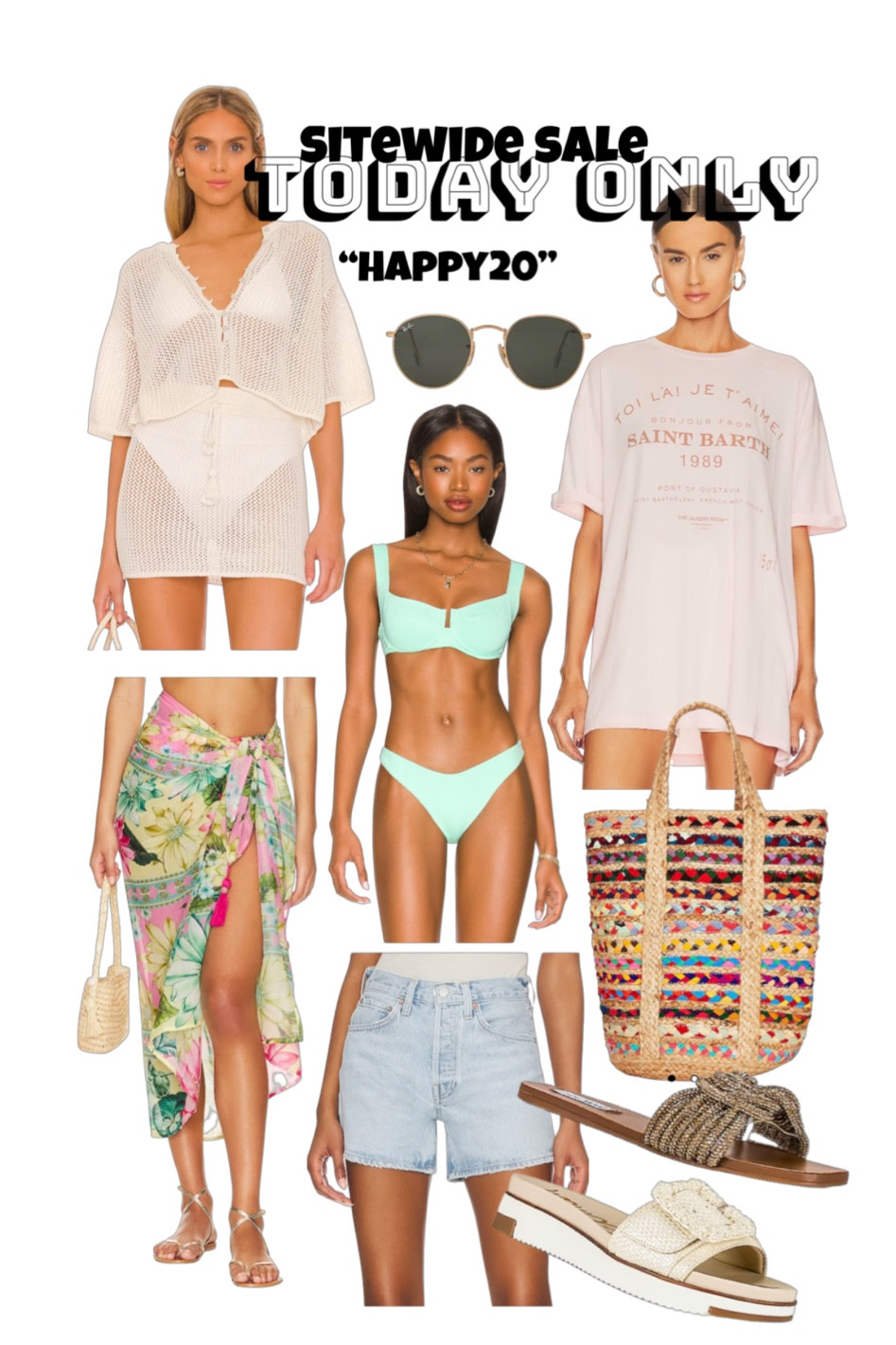 Swimsuit, coverup, vacation essentials, spring outfit 🌟 USE CODE HAPPY20 For 20% off Sitewide! 

#LTKswim #LTKsalealert #LTKtravel