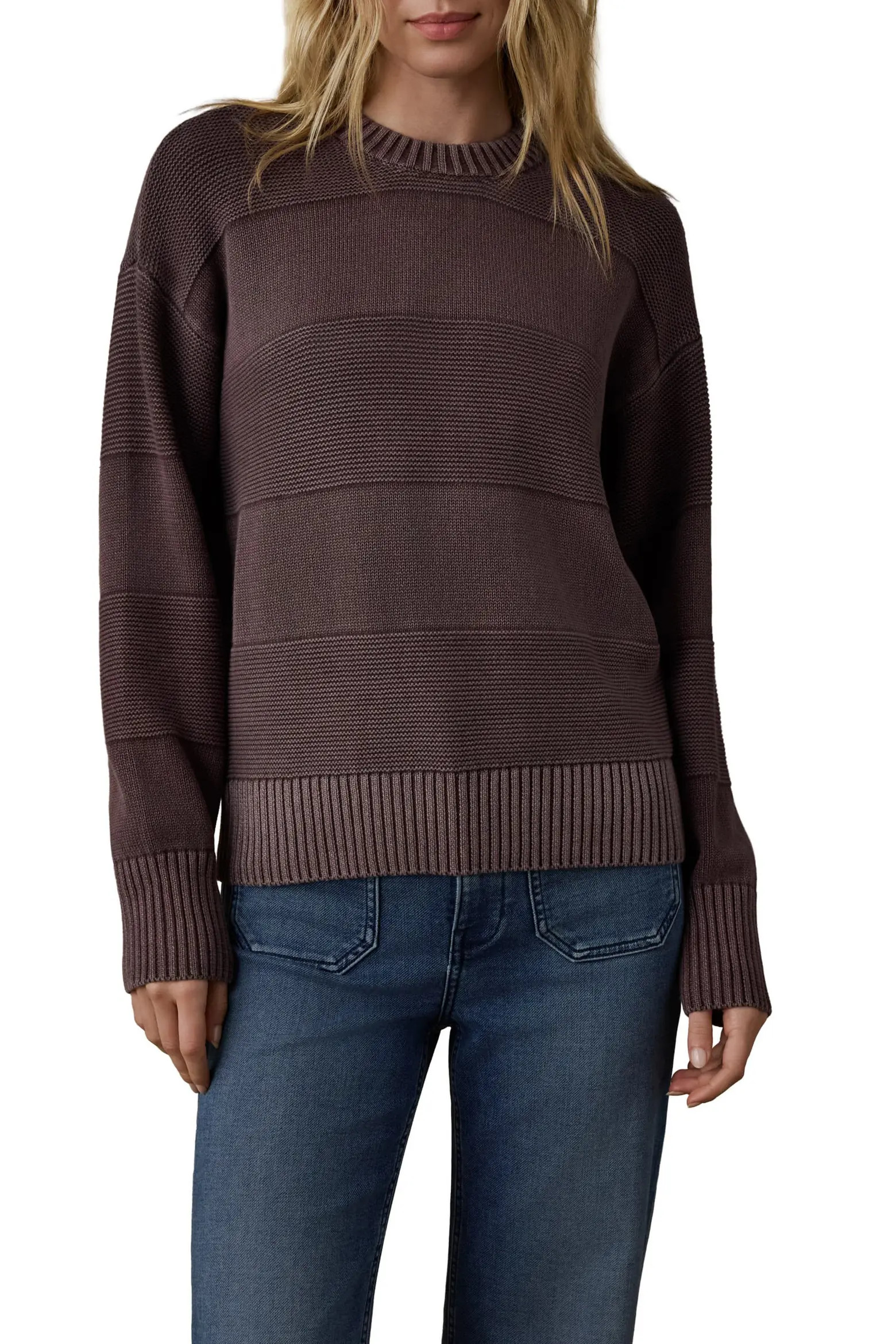 Sun Washed Fisherman Cotton Sweater (Women) | Nordstrom | Nordstrom