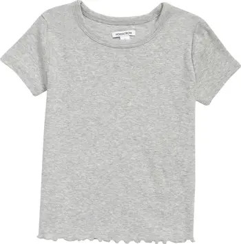 Kids' Lettuce Hem Knit Top | Nordstrom