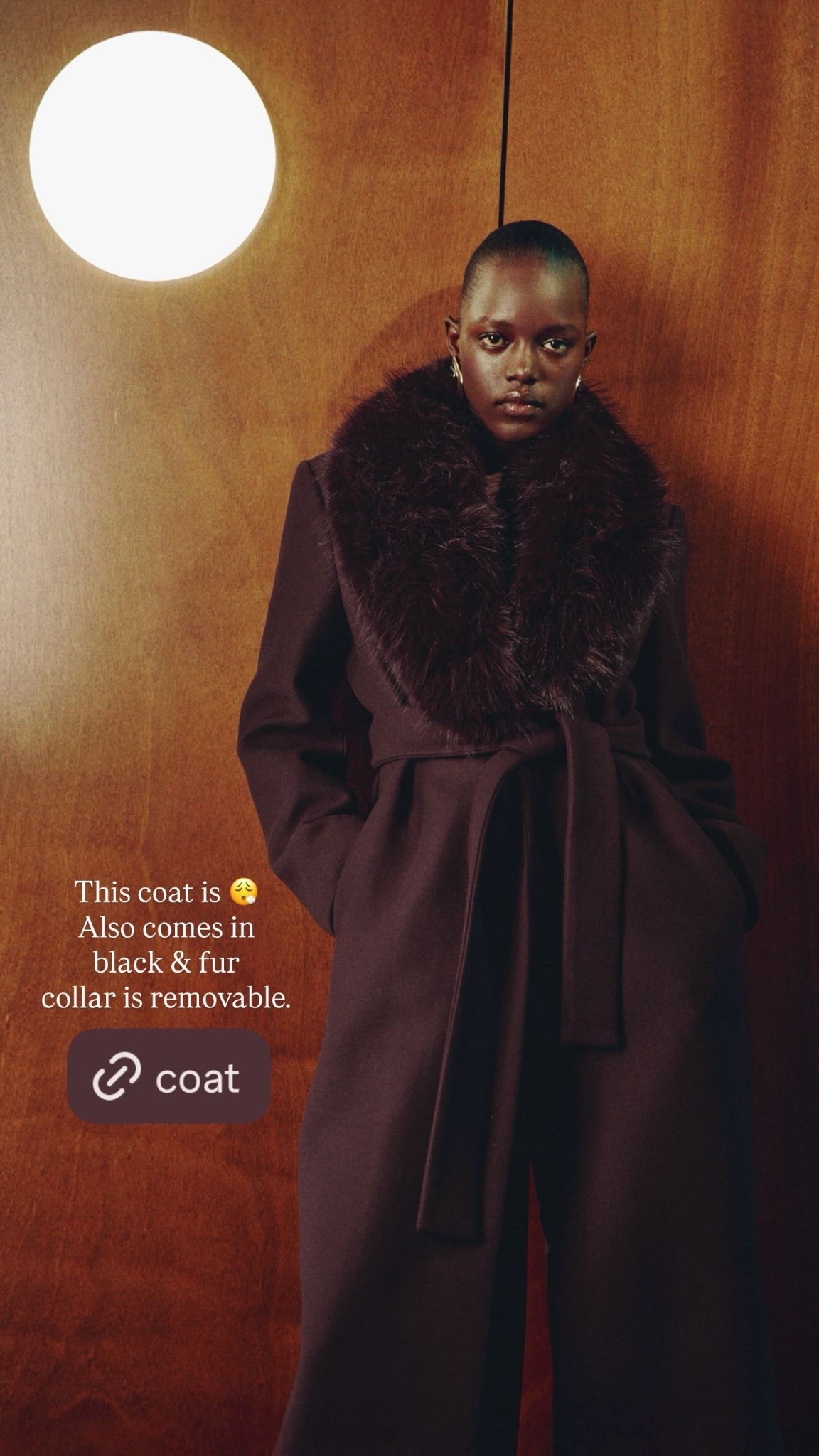 This coat is 😮‍💨 Also comes in black & fur
collar is removable.

#LTKHoliday #LTKParties #LTKSeasonal