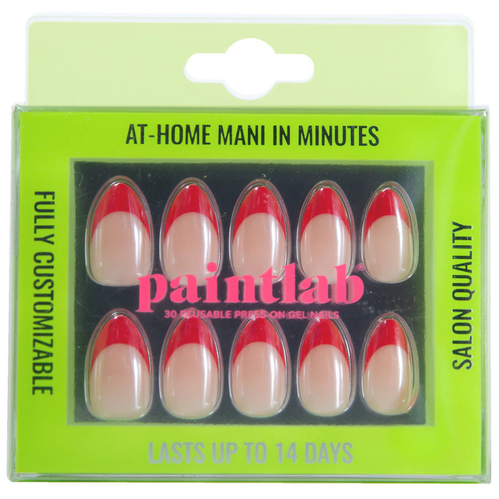 Red Candy Tips Press-on Nails | PaintLab