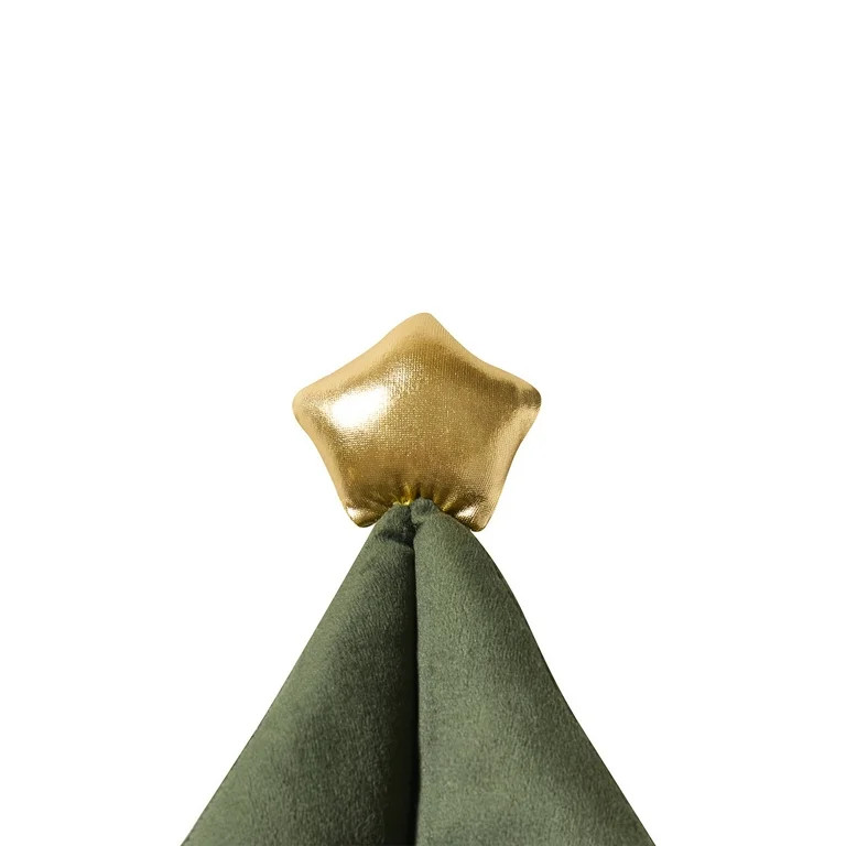 My Texas House 14" x 14" Green Shaped Holiday Tree Decorative Pillow | Walmart (US)