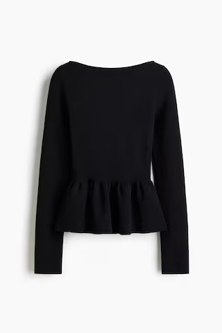 Knit Peplum Top | H&M (US + CA)