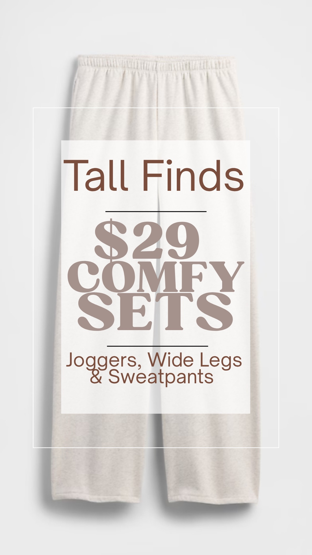 $29 sweats! Cute & comfy sweatshirts, joggers, wide legs and shorts. All available in tall sizes 
Weekend wear, casual outfits,
Tall Finds 

#LTKTravel #LTKActive #LTKTall