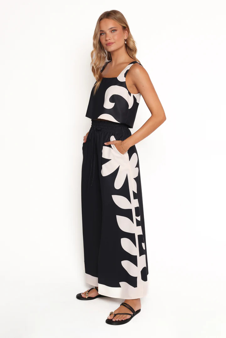 Timothy Pant Set - Black/Cream | Petal & Pup (US)