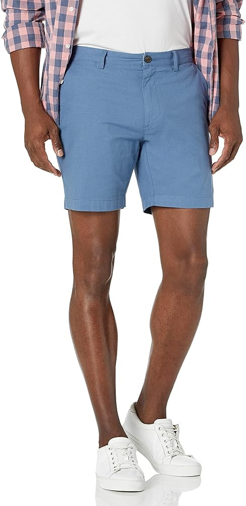 Amazon Essentials Men's Slim-Fit 7" Lightweight Comfort Stretch Oxford Short (Previously Goodthre... | Amazon (US)