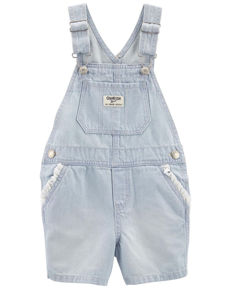 Denim Eyelet Trim Shortall | Carter's