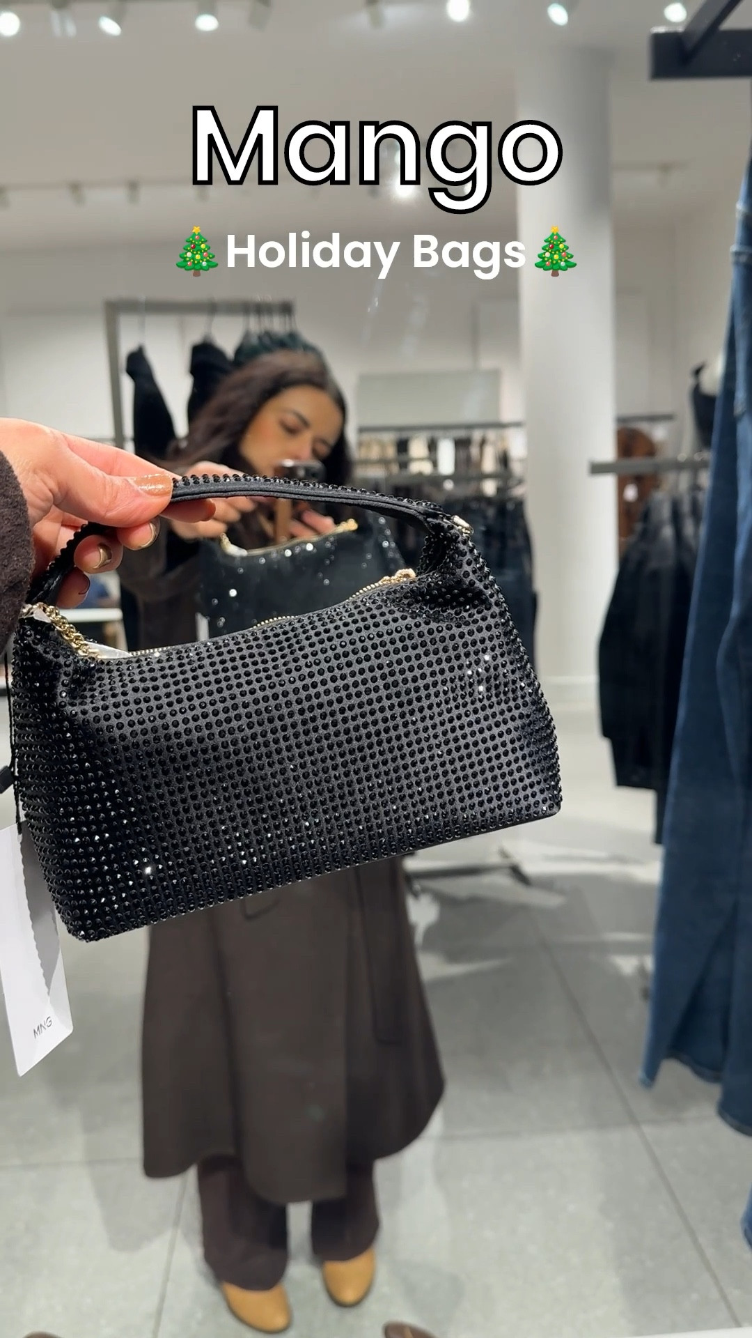 Sparkly and faux fur bags from Mango. Perfect for a holiday or Christmas party outfit! 

#LTKSeasonal #LTKGiftGuide #LTKHoliday