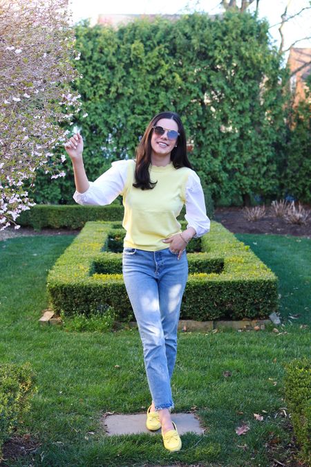 Spring has spring with Talbots!💐 @talbotsofficial 

My yellow blouse and matching moccasin loafers had the perfect bit of brightness for the spring!

@talbotsofficial #mytalbots #talbotspartner #talbots #modernclassicstyle #InFullBloom #ad #sponsored 

#LTKSeasonal