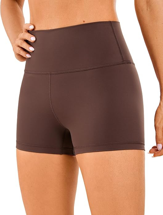 CRZ YOGA Naked Feeling Biker Shorts 3" | Amazon (US)