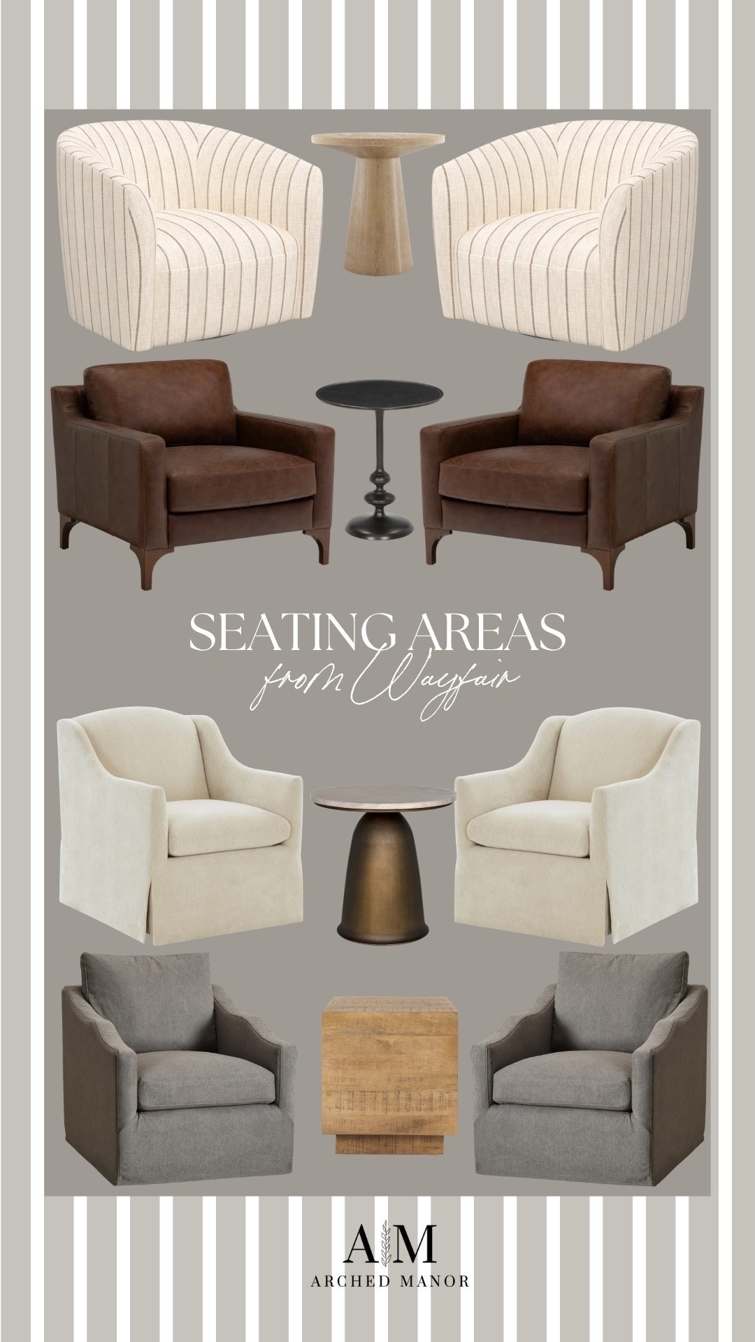 Love these accent chair and end table pairings! So many great options at all price points from @Wayfair!

#ad #wayfair #wayfairpartner
#LTKSeasonal #LTKHome
