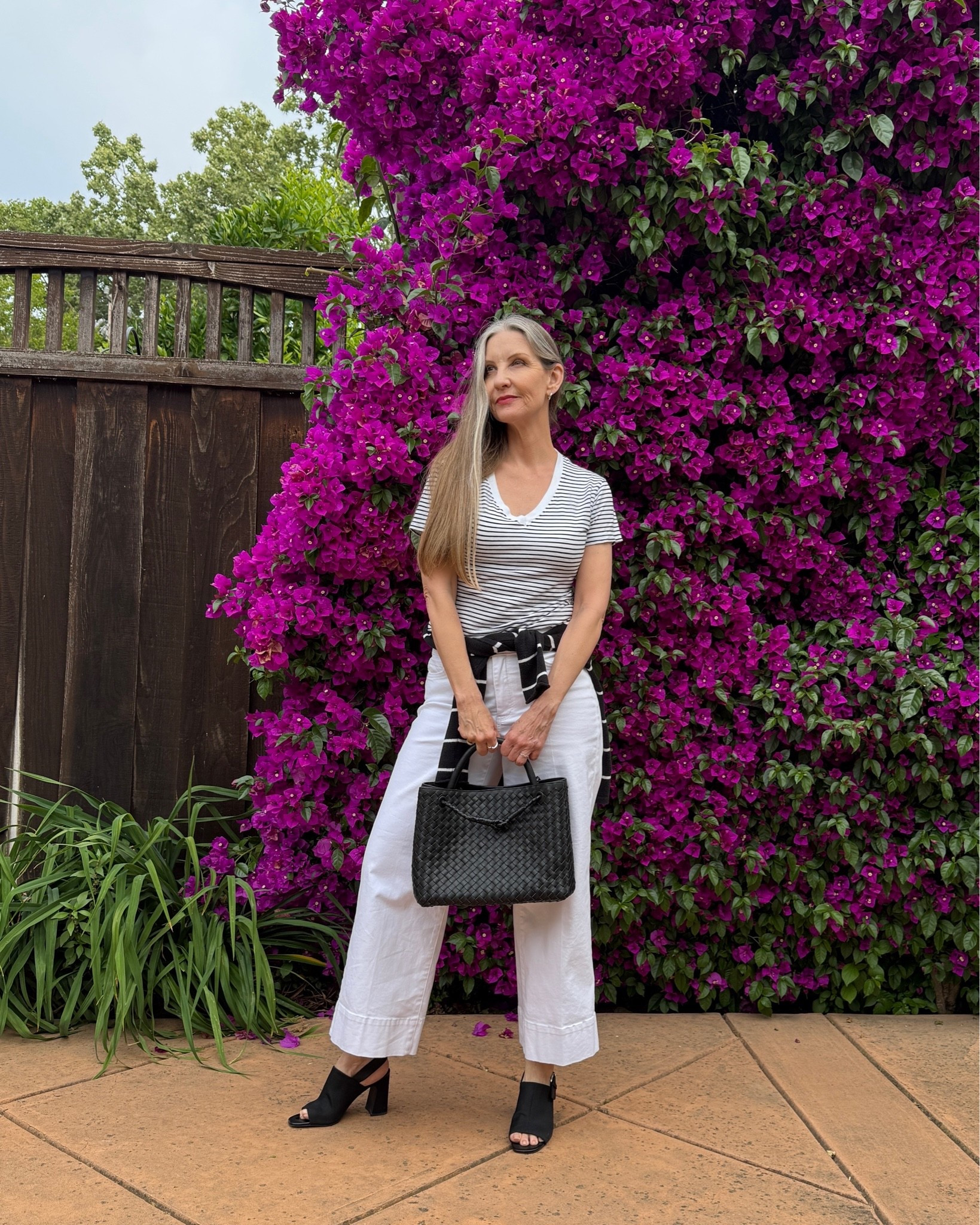 Summer ootd. #whitejeans (size down) #stripes #blackandwhite #simplestyle #reallifestyle

#LTKOver40 #LTKSeasonal #LTKootd